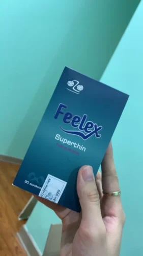 Bao cao su gia đình Feelex Superthin siêu mỏng - Hộp 30 cái photo review