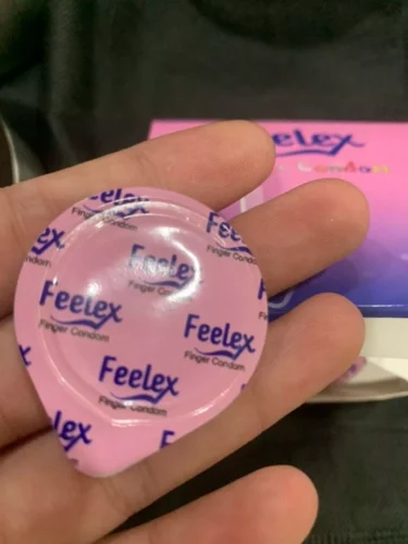 Bao cao su ngón tay Feelex Finger Condom - Hộp 12 cái photo review