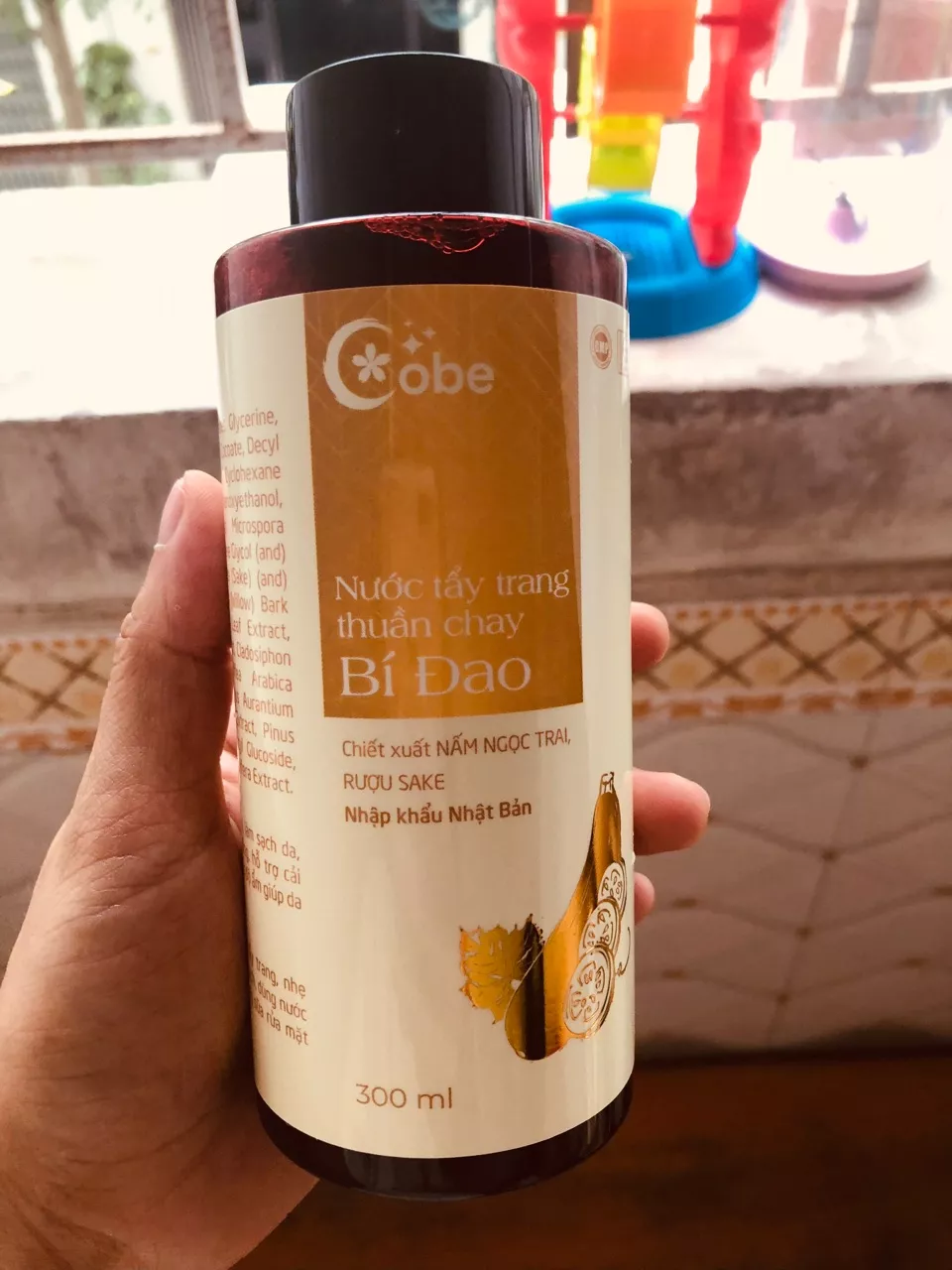 Nước tẩy trang thuần chay bí đao Cobe - 300ml photo review